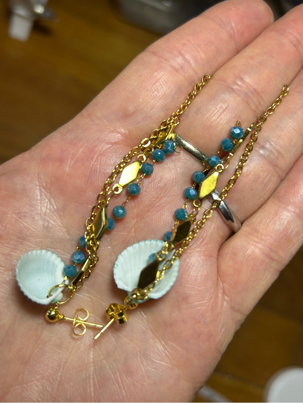 3/$25 Shell Drop Earrings - Picture 3 of 6